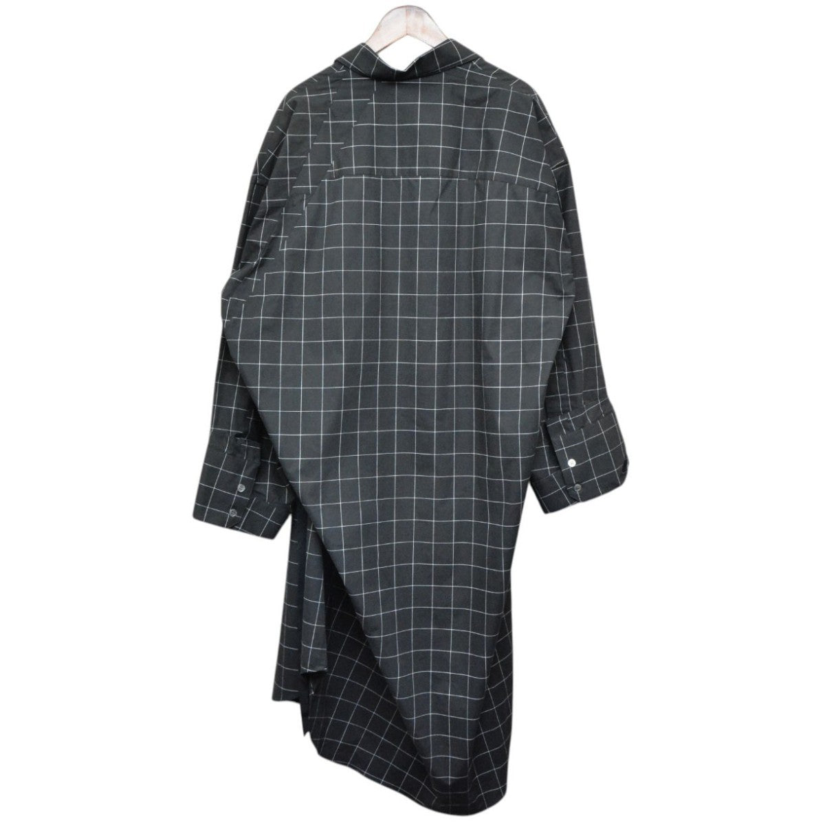MARINA YEE 2023AW MAXI SHIRT DRESS PUCK マキシシャツドレス クレイジーパターンロングシャツコート FW23-0056-003 古着・中古-2枚目のアイテム画像