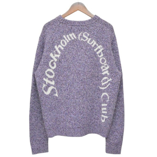 Stockholm Surfboard Club Knit Sweat バックロゴニットセーター 古着・中古-2枚目のアイテム画像
