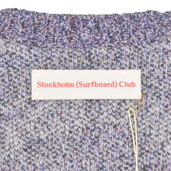 Stockholm Surfboard Club Knit Sweat バックロゴニットセーター 古着・中古-5枚目のアイテム画像