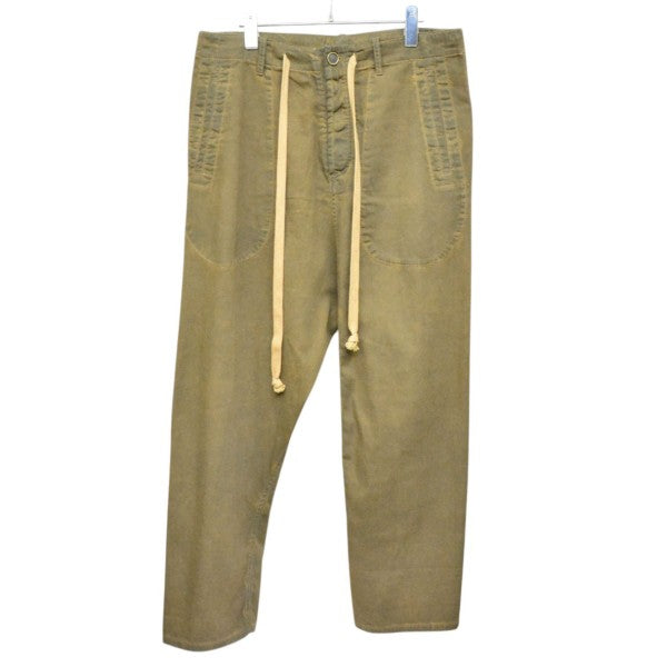 UMA WANG JACK PANTS ジャックパンツ ガーメントダイワイドイージーパンツ UM3530 古着・中古-1枚目のアイテム画像