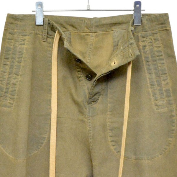 UMA WANG JACK PANTS ジャックパンツ ガーメントダイワイドイージーパンツ UM3530 古着・中古-4枚目のアイテム画像