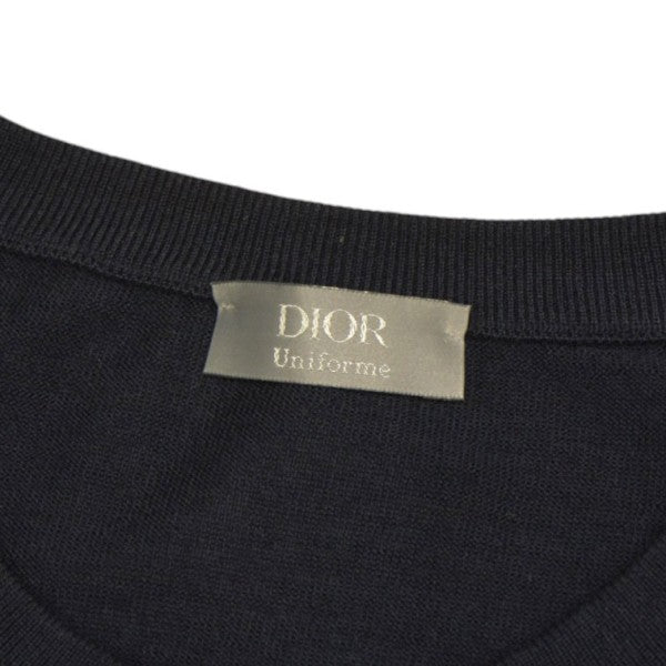 DIOR Uniforme ロゴ刺繍クルーネックニット セーター 283U642WM574 古着・中古-6枚目のアイテム画像