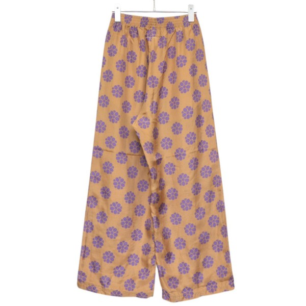 2019SS　シルクワイドイージーパンツ　総柄パンツ　S32KA0558 S49769