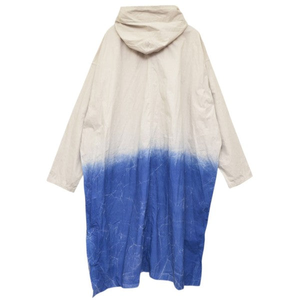 2020RESORT　gradient-dodged coat　グラデーションオーバーサイズフーデットコート　YS-C05-025
