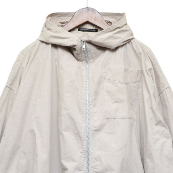 2020RESORT　gradient-dodged coat　グラデーションオーバーサイズフーデットコート　YS-C05-025
