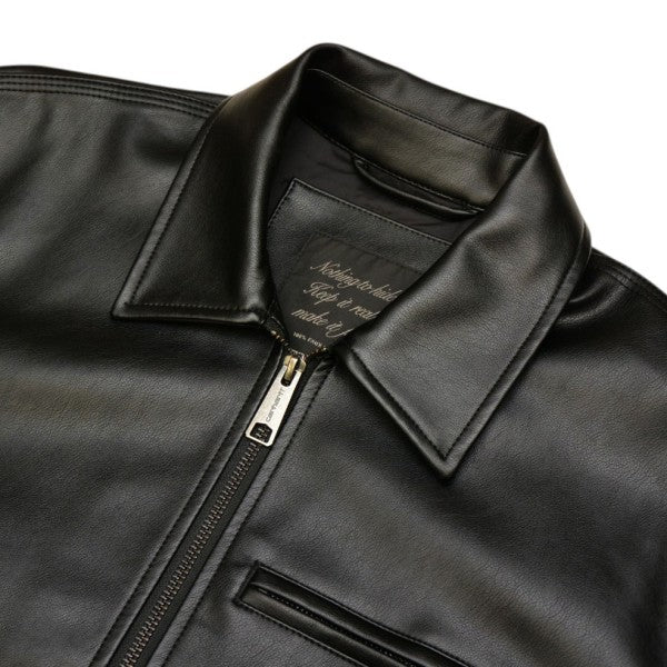 2025SS　DETROIT LEATHER JACKET　フェイクレザージャケット　デトロイトレザージャケット　ブルゾン　I034426