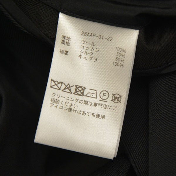 2025AW　Wool Double Breasted Jacket　テーラードジャケット　ウールダブルブレステッドジャケット　25AAP-01-32