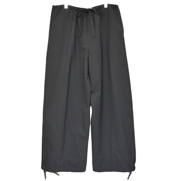 2025AW　MAXI LARGE PANTS WITH DRAWSTRINGS　マキシラージドローストリングパンツ　ストライプ　ワイドパンツ