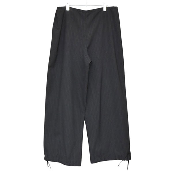 2025AW　MAXI LARGE PANTS WITH DRAWSTRINGS　マキシラージドローストリングパンツ　ストライプ　ワイドパンツ