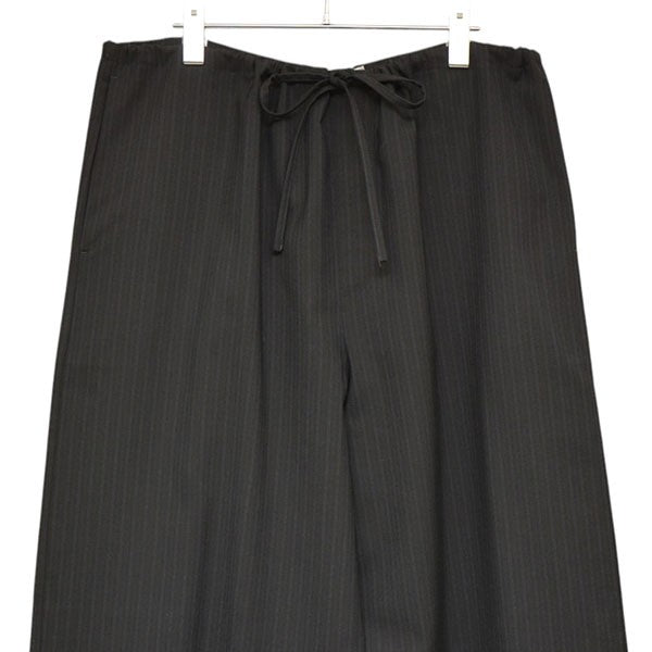 2025AW　MAXI LARGE PANTS WITH DRAWSTRINGS　マキシラージドローストリングパンツ　ストライプ　ワイドパンツ