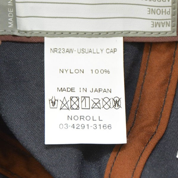 USUALLY CAP　ユージュアリー キャップ　ナイロンキャップ　キャップ　帽子　NR23AW-USUALLY CAP