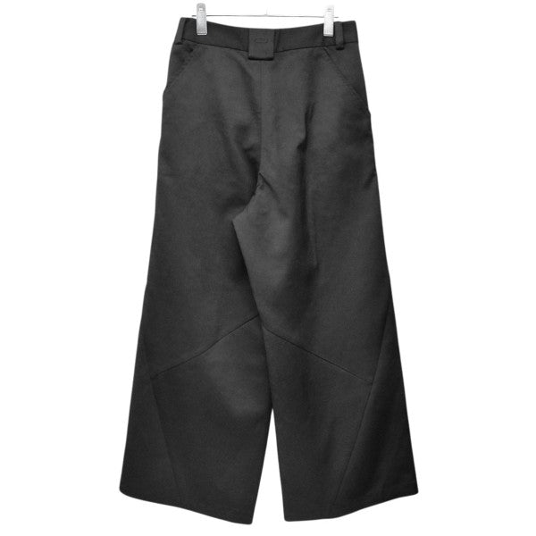RHOMBUS WIDE LEG TROUSERS　変形ワイドトラウザーパンツ　バギーフレアパンツ
