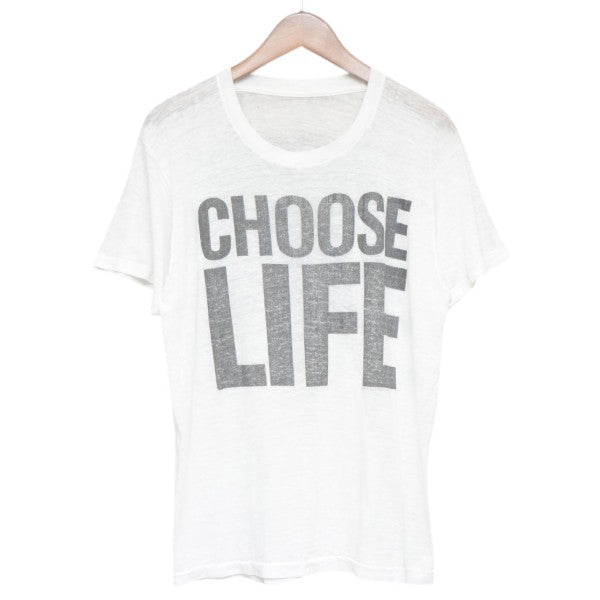 1980年代　CHOOSE LIFE Double Sided Print T-Shirt　プリントTシャツ