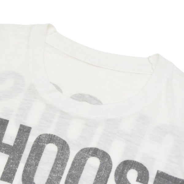 1980年代　CHOOSE LIFE Double Sided Print T-Shirt　プリントTシャツ