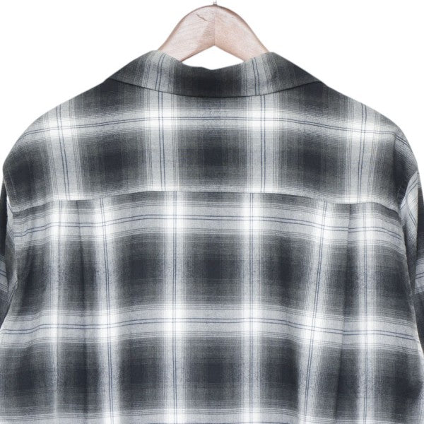 2026SS　OMBRE CHECK OPEN COLLAR SHIRT　オンブレチェックオープンカラーシャツ　26SS-WMS-OC11