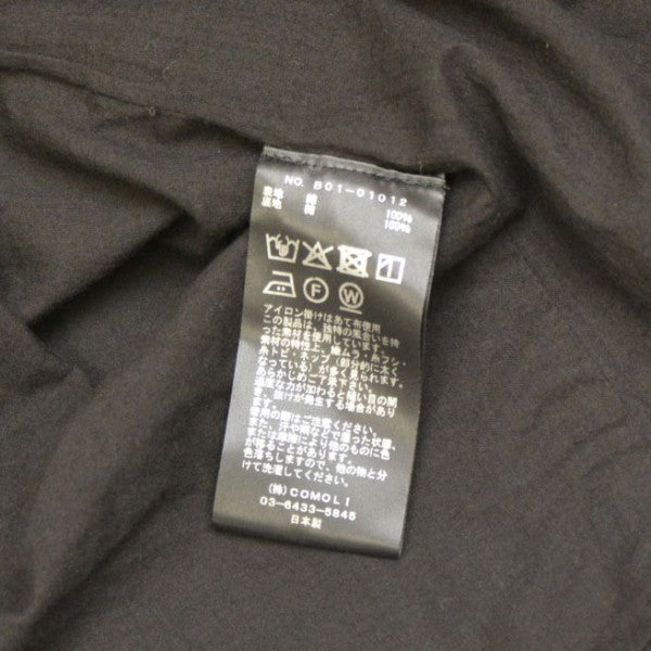 COMOLI 2025SS KHADIコットン ジャケット B01-01012 古着・中古-6枚目のアイテム画像