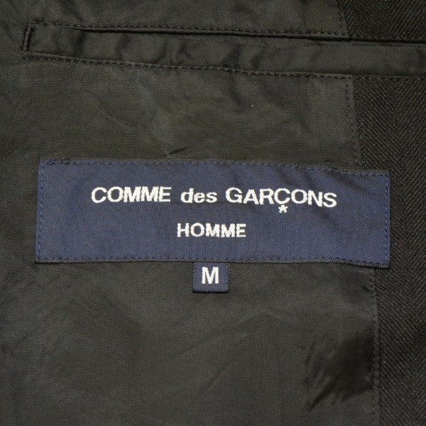 COMME des GARCONS HOMME 2022AW ウールエステルヘリンボーンテーラードジャケット HJ-J001 古着・中古-5枚目のアイテム画像