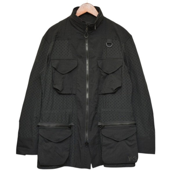 Y-3 2018AW M CHECK MESH FILD JKT メッシュ切替フィールドジャケット DY7307 古着・中古-1枚目のアイテム画像