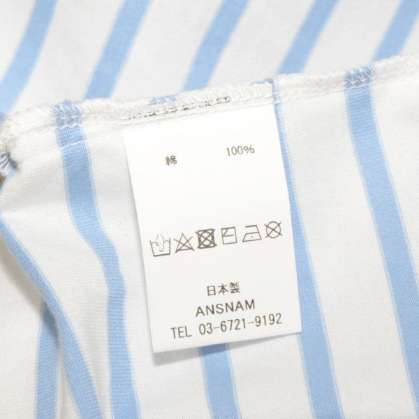 ANSNAM riverrun boat neck t shirt border ボートネックボーダーTシャツ 古着・中古-7枚目のアイテム画像