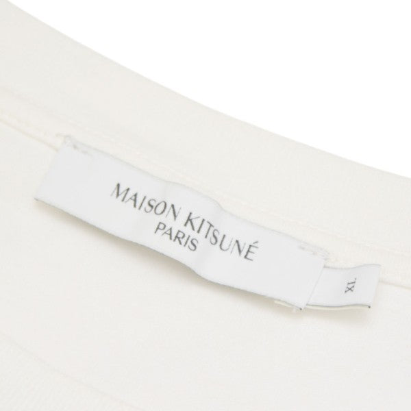 MAISON KITSUNE ダブルフォックスヘッド パッチ クラシック Tシャツ 刺繍クルーネックTシャツ BU00103KJ0008 古着・中古-6枚目のアイテム画像