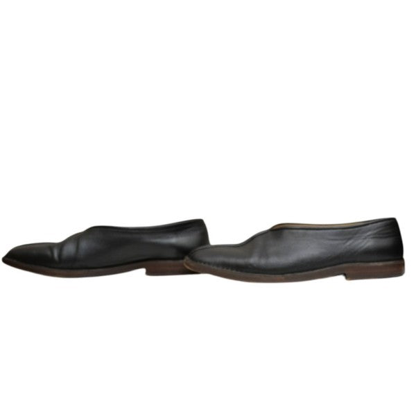 LEMAIRE FLAT PIPED SLIPPERS レザースリッパ ブーツ LL0023 古着・中古-2枚目のアイテム画像