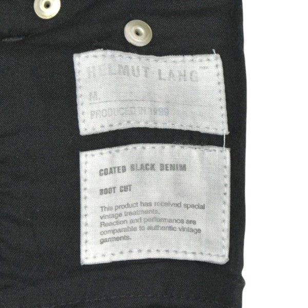 ARCHIVE　1999　coated black denim　コーティングブラックデニムパンツ　745 HL 0006 035 00