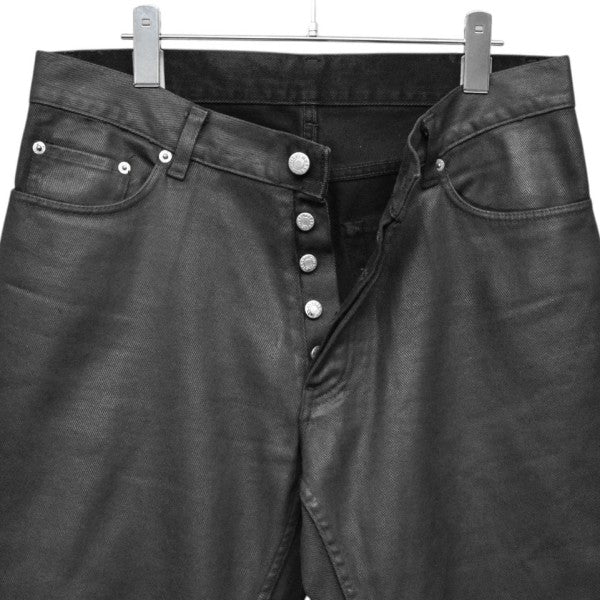 ARCHIVE　1999　coated black denim　コーティングブラックデニムパンツ　745 HL 0006 035 00