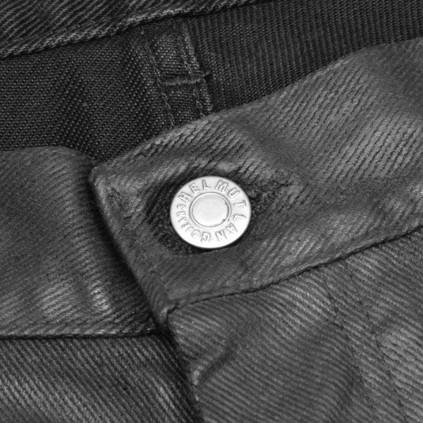 ARCHIVE　1999　coated black denim　コーティングブラックデニムパンツ　745 HL 0006 035 00