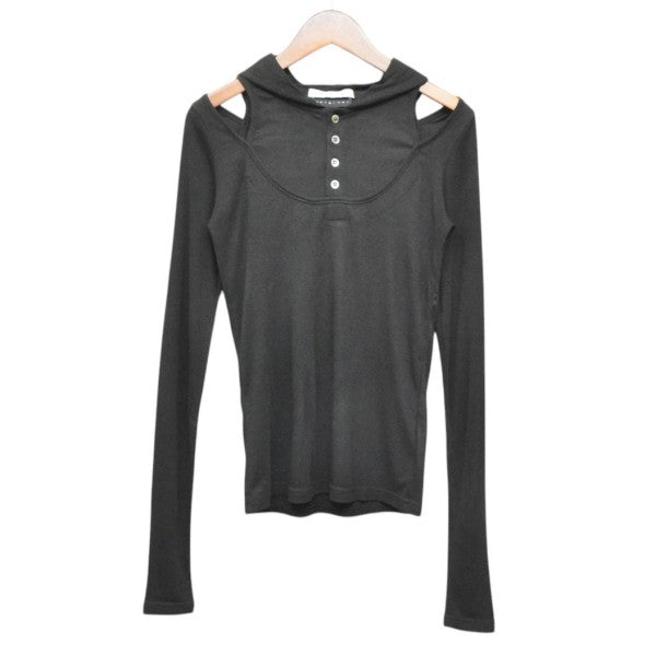 LUNA Drape Hoodie　ドレープフーディカットソー