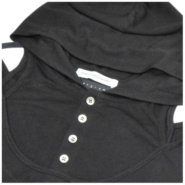 LUNA Drape Hoodie　ドレープフーディカットソー