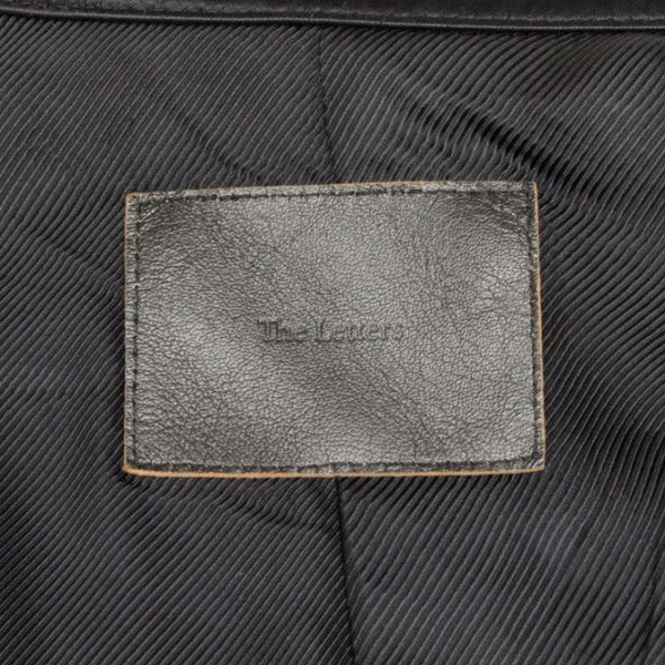NYLON COTTON SATIN COLLARLESS LACE UP JACKET　サテンカラーレスレースアップジャケット　ブルゾン　LSBD-J0001