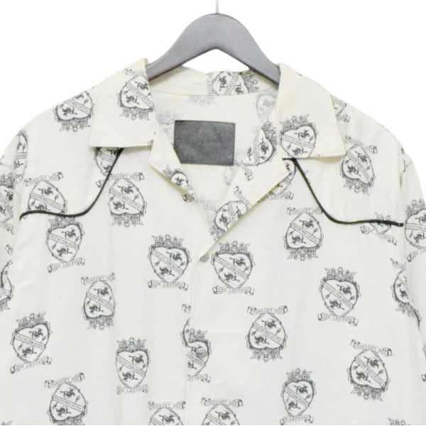 2024SS　WESTERN PAJAMA SHIRT CROWN HARTS COW BOY FLANNEL COTTON　ウエスタンパジャマシャツ　LSBD-S0004C