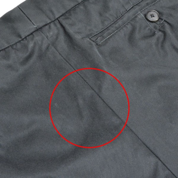 Dunois black adamas gabardine　タックワイドパンツ　スラックス　トラウザー