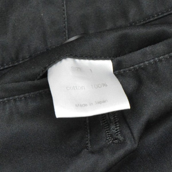 Dunois black adamas gabardine　タックワイドパンツ　スラックス　トラウザー