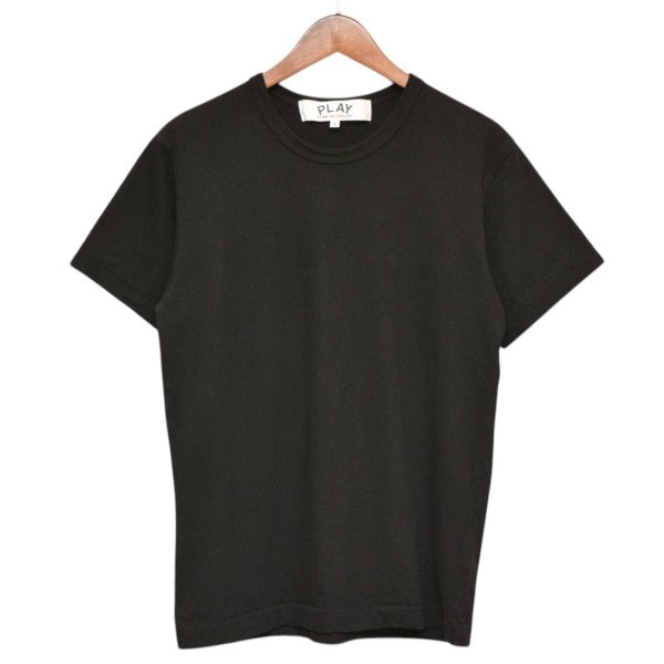 Black Emblem On The Back　ハート刺繍クルーネックTシャツ　AX-T341
