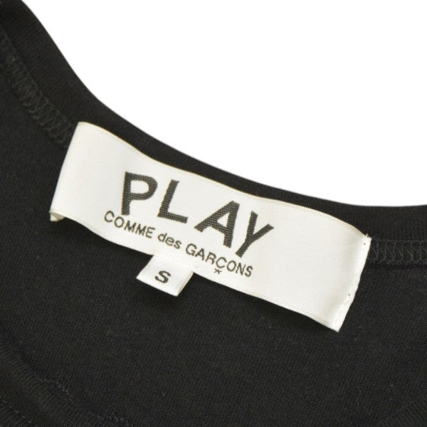 Black Emblem On The Back　ハート刺繍クルーネックTシャツ　AX-T341