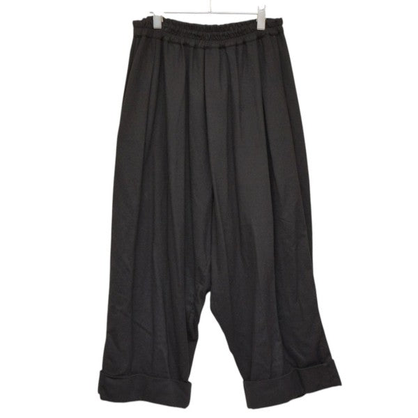 THE BAKER TROUSER WOOL CASH FLANNEL　カシミヤ混ぜベイカーワイドトラウザーパンツ