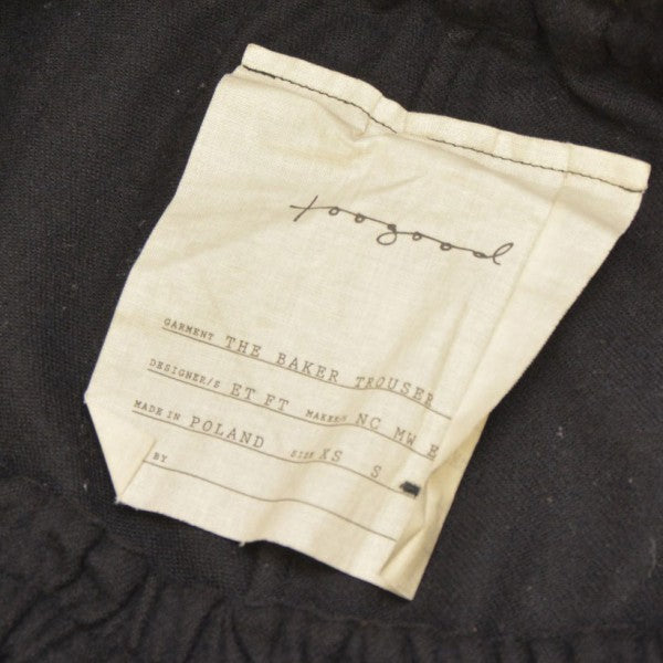THE BAKER TROUSER WOOL CASH FLANNEL　カシミヤ混ぜベイカーワイドトラウザーパンツ