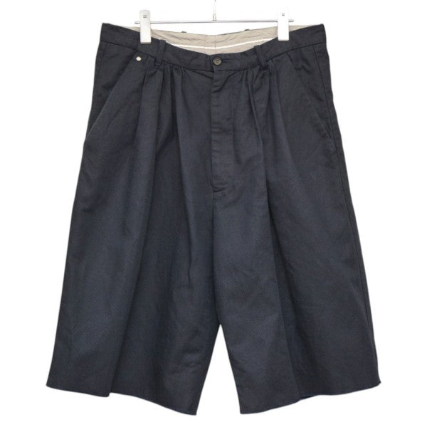 Pleated Bermuda Shorts　タックプリーツショートパンツ　3044