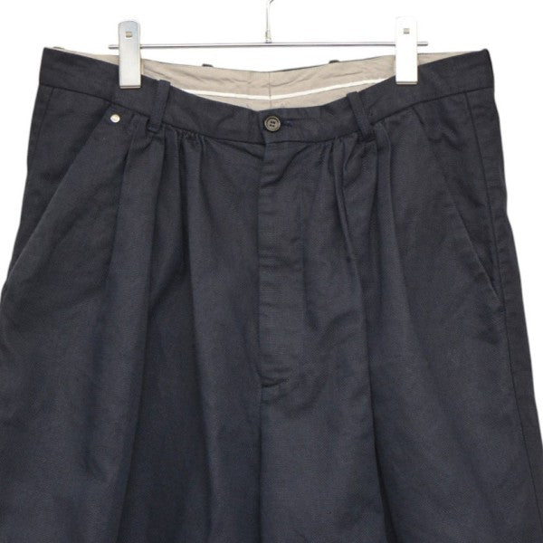 Pleated Bermuda Shorts　タックプリーツショートパンツ　3044