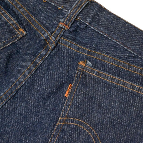 1960-1970年代　Vintage　USA MADE　Lot606 BIG-E　スキニーデニムパンツ　ボタン裏刻印10　オレンジタブ