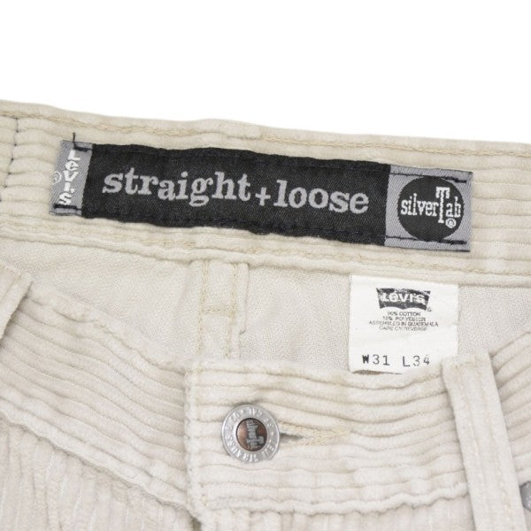 silverTab　Vintage　straight+loose コーデュロイパンツ　シルバータブ