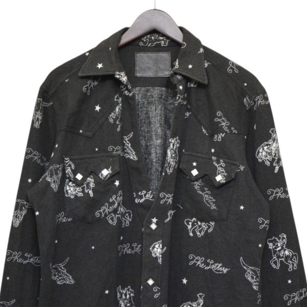 The Letters WESTERN CUTTING SHIRT ウエスタンシャツ LSBB-S0001B 古着・中古-3枚目のアイテム画像