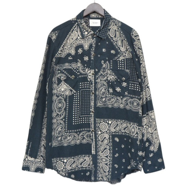 The Letters(ザレターズ) Bandana Flannel Shirt バンダナフランネル