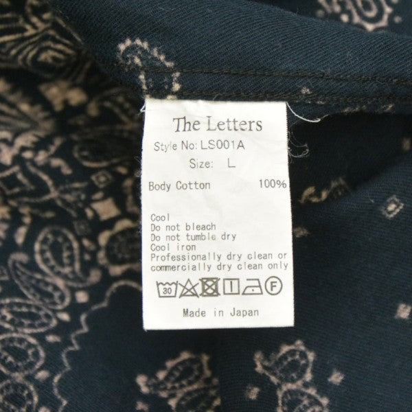 Bandana Flannel Shirt　バンダナフランネルシャツ　LS001A