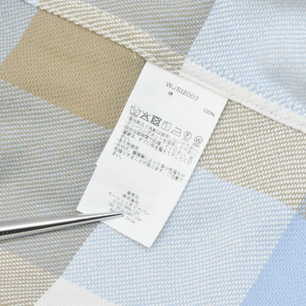 2026SS　Buffalo Check Pullover Shirt　バッファローチェックプルオーバーシャツ　WJSI2003
