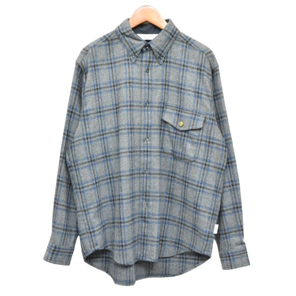 WOOL CHECK B．D SHIRT　ウールチェックシャツ　WJSI0051