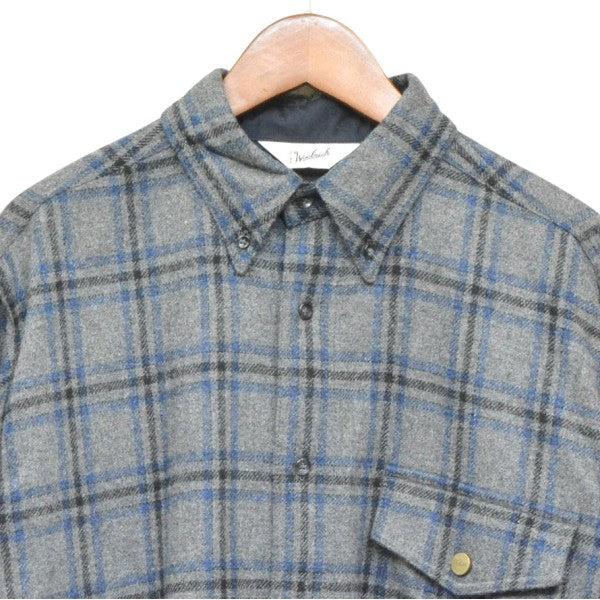 WOOL CHECK B．D SHIRT　ウールチェックシャツ　WJSI0051