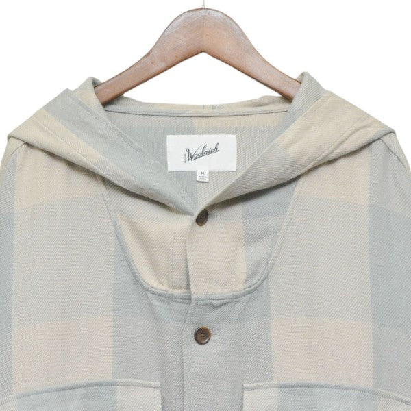 BUFFALO CHECK REGULAR HOODIE SHIRT　バッファローチェックレギュラーフーディシャツ　WJSI0076