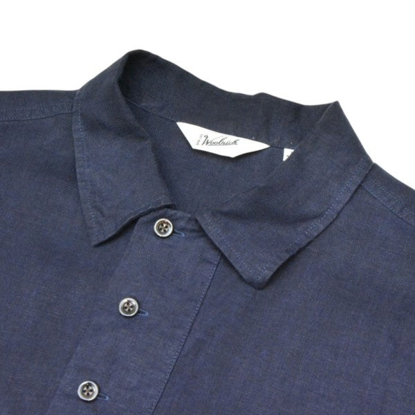 2025SS　LINEN CAMP COLLAR PULLOVER SHORT SLEEVE SHIRT　リネンキャンプカラープルオーバーショートスリーブシャツ　WJSI0071